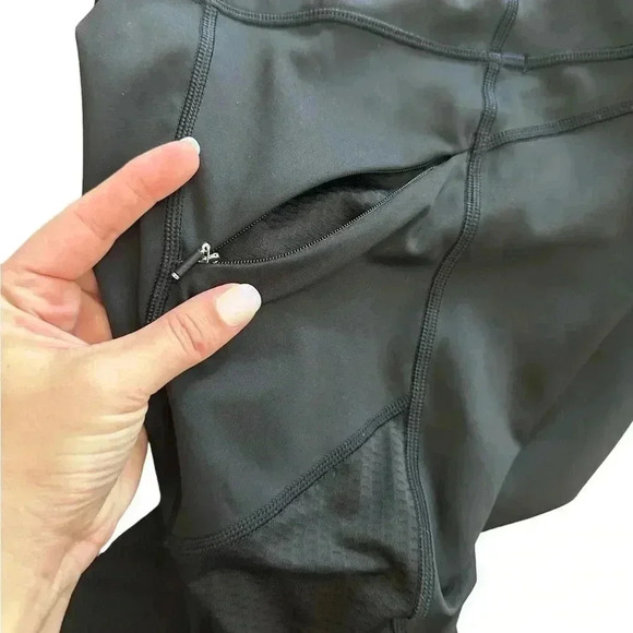 Athleta Mesh Contender Capri Black Size XS Yoga Activewear - Picture 5 of 8